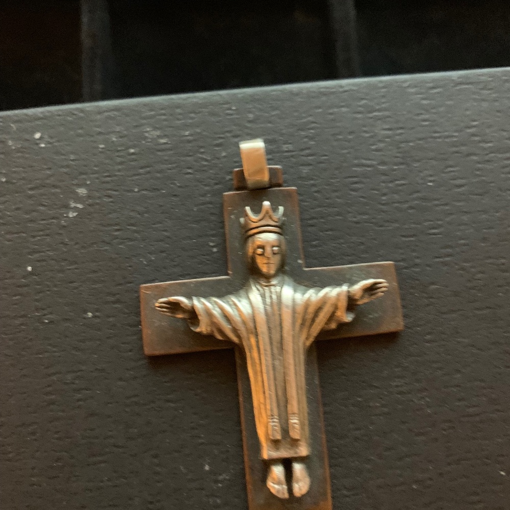 James Avery Christ The King Cross Sterling Silver & B… Gem